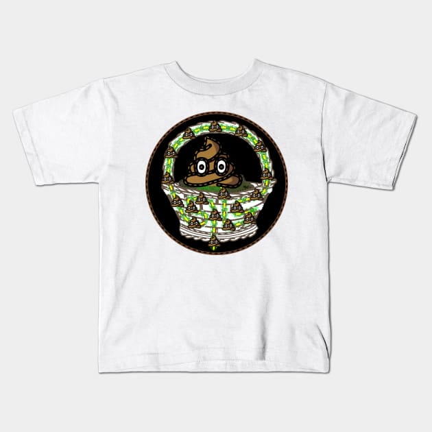 Sh!t in a handbasket? Fear Not! (Playful Art) Kids T-Shirt by Bill Ressl at Center To Awaken Kindness